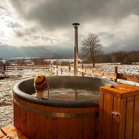 Drewniane Domki Z Prywatnym Jacuzzi I Widokiem Na Gory - Klimatyczny Kompleks W Gorach Izerskich #Widogruszka Grudza Exterior photo