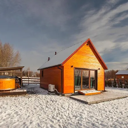 Drewniane Domki Z Prywatnym Jacuzzi I Widokiem Na Gory - Klimatyczny Kompleks W Gorach Izerskich #Widogruszka Grudza Exterior photo
