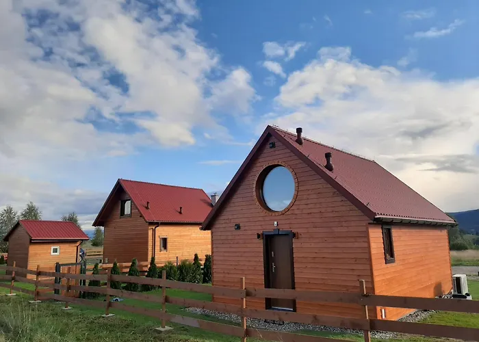 Drewniane Domki Z Prywatnym Jacuzzi I Widokiem Na Gory - Klimatyczny Kompleks W Gorach Izerskich #Widogruszka