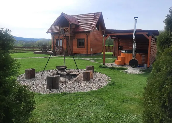 Drewniane Domki Z Prywatnym Jacuzzi I Widokiem Na Gory - Klimatyczny Kompleks W Gorach Izerskich #Widogruszka