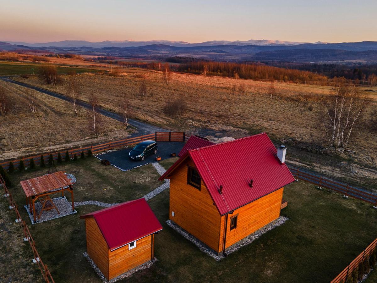 Drewniane Z Prywatnym Jacuzzi I Widokiem Na Gory - Klimatyczny Kompleks W Gorach Izerskich #widogruszka * Grudza