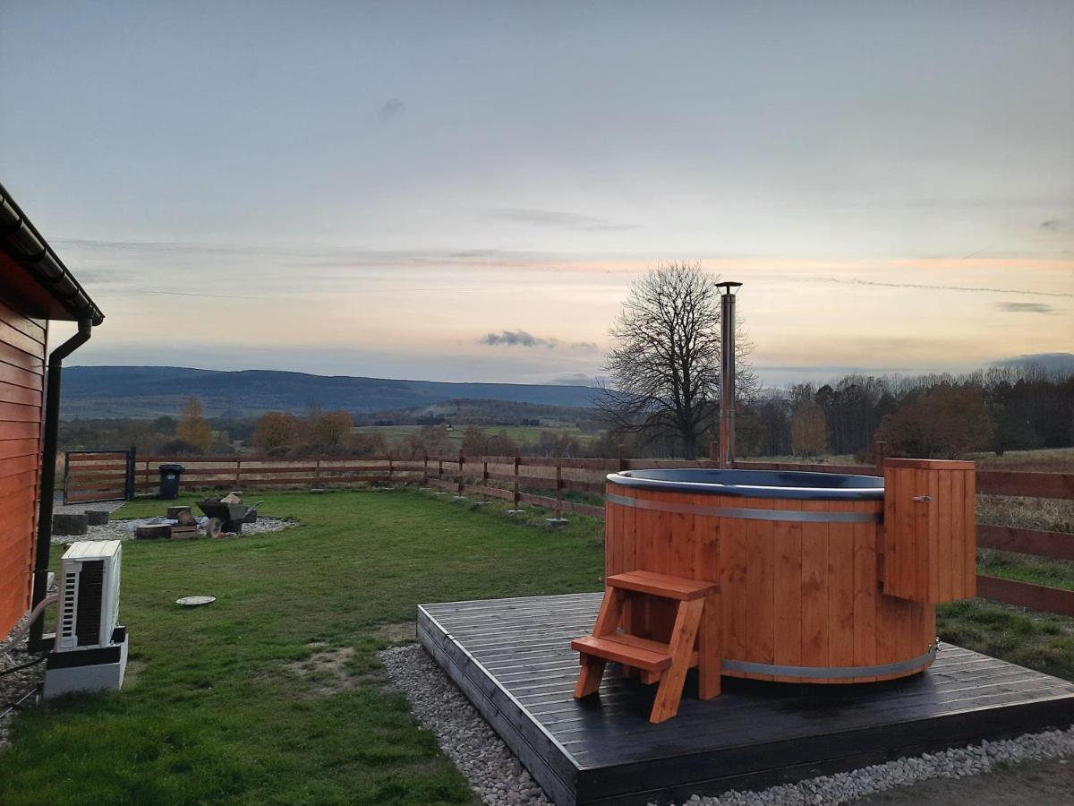 Chalet Drewniane Z Prywatnym Jacuzzi I Widokiem Na Gory - Klimatyczny Kompleks W Gorach Izerskich #widogruszka Grudza